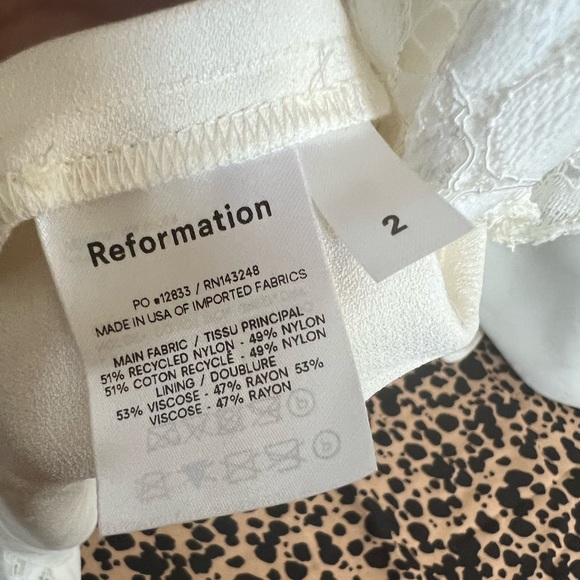 Reformation “Daisy” Bridal Dress - Picture 7 of 7